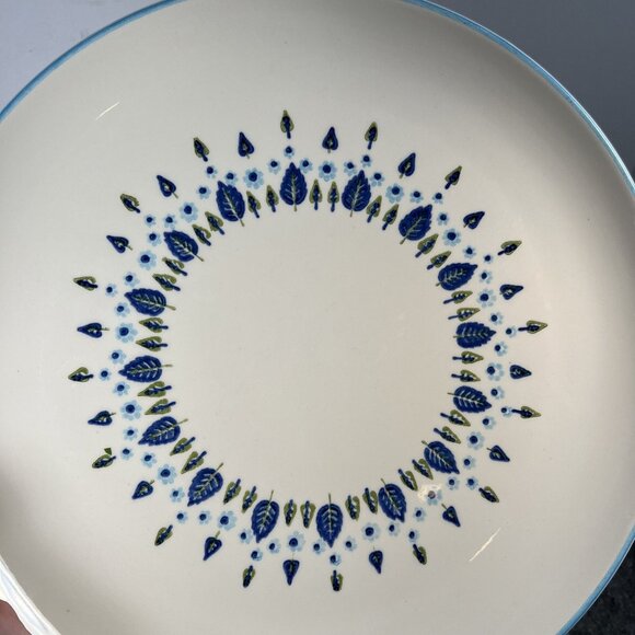 Vintage Marcrest Stetson Swiss Alpine Chalet 11 5/8" Round Chop Plate Platter - Picture 9 of 10